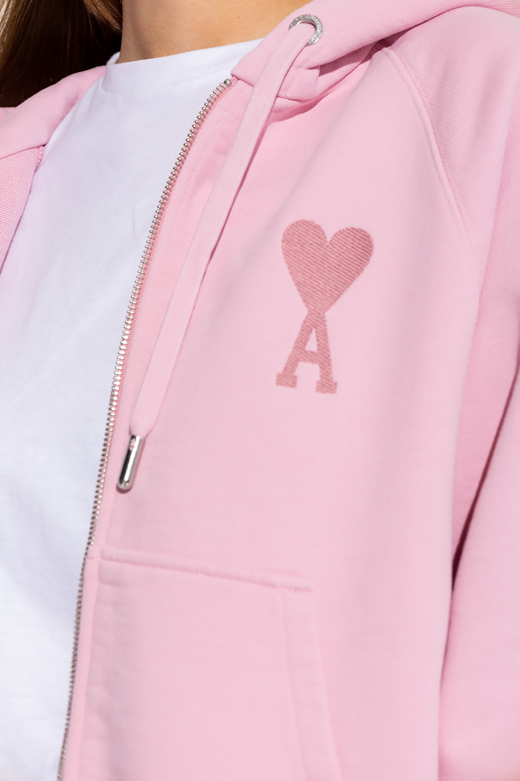 Ami discount hoodie pink